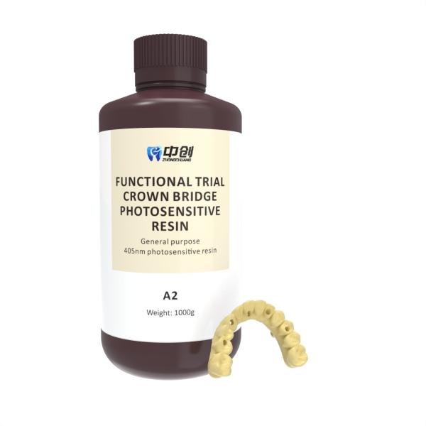 Comfortable Biocompatible Resin 3d Printing For Trial Crown And Bridge Restorations