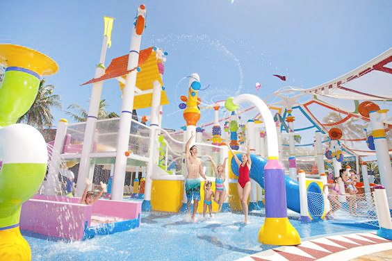 Amusement Theme Park Water Splash Pad Aqua Kids Water Slide Interactive Water Play