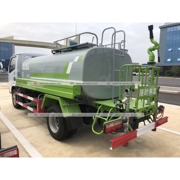 Dongfeng 5000liters Water Bowser Truck Sprinkler Spraying Water Delivery Tank Truck