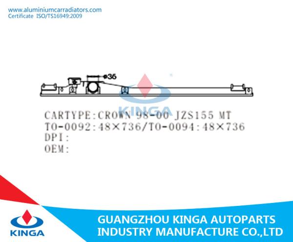 Toyota Crown'92-96 JZS133 Plastic Radiator Tank for Auto Car Water - cooled Style
