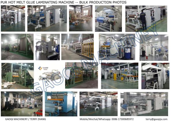 3400mm Curtain Laminate Machine for PUR Hot Melt Glue Lamination and Film Packaging Type