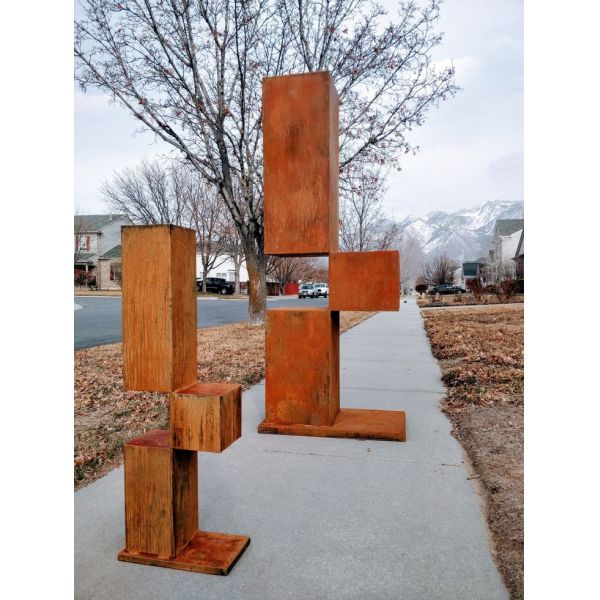 Sculpture en acier Corten pour la décoration de la maison/jardin - Usine personnalisée