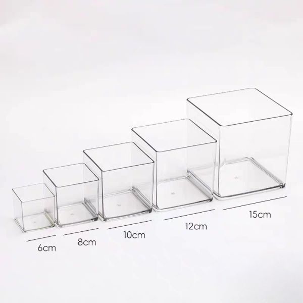 Customize Transparent Acrylic Storage Box Can Be Used to Display Plant