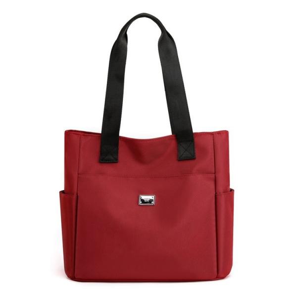 Women'S Waterproof Nylon Tote Bag Custom Logo Ladies Handbags Zipper
