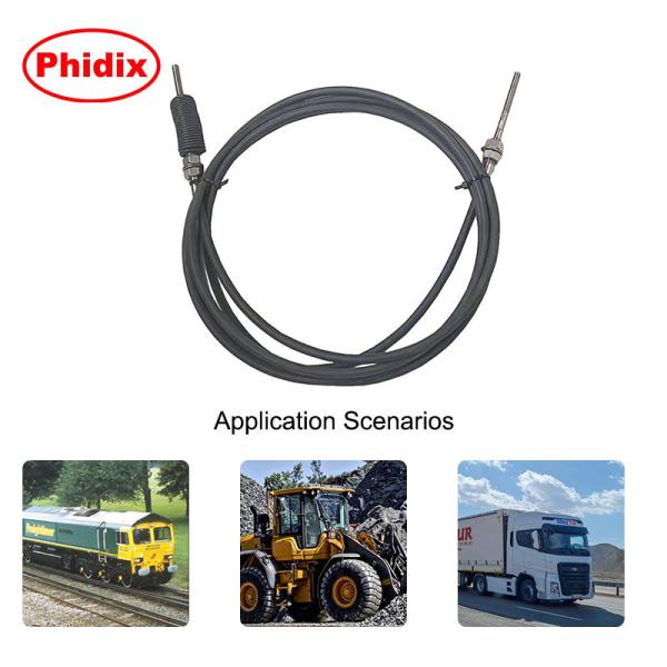 High Tensile Industrial Control Cables Pull Only T Flex Control Cable Assembly