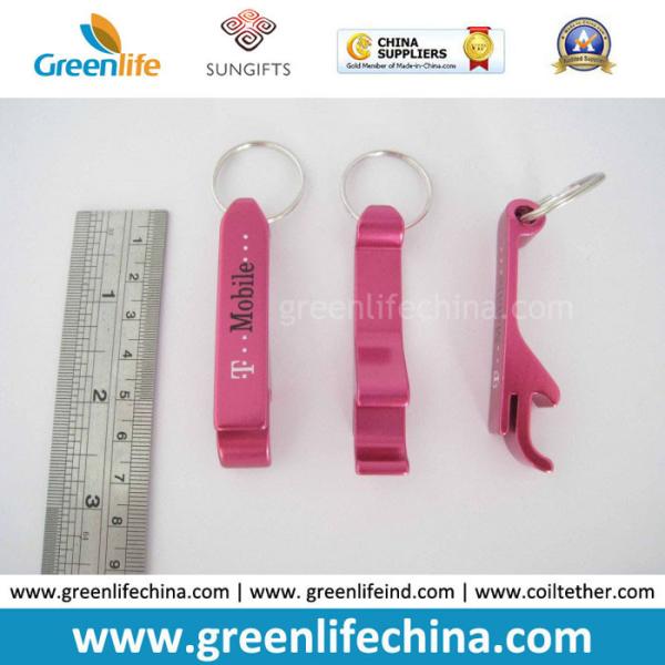 Factory Supply Rose Red Beer Bottle Opener with Custom Logo Printing
