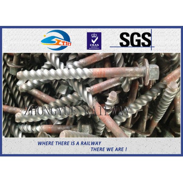 Q235 Galvanized Washer Head Timber Drive Screw For Rail Fastening System