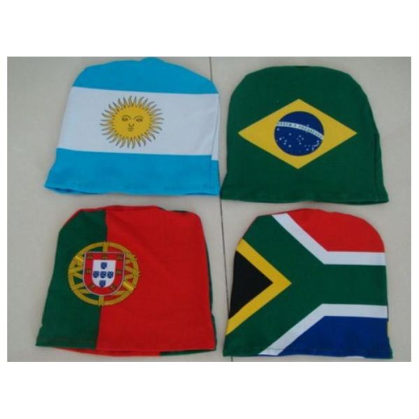 Advertising Rear View Mirror Cover / Promo Items Decorative Headrest Covers