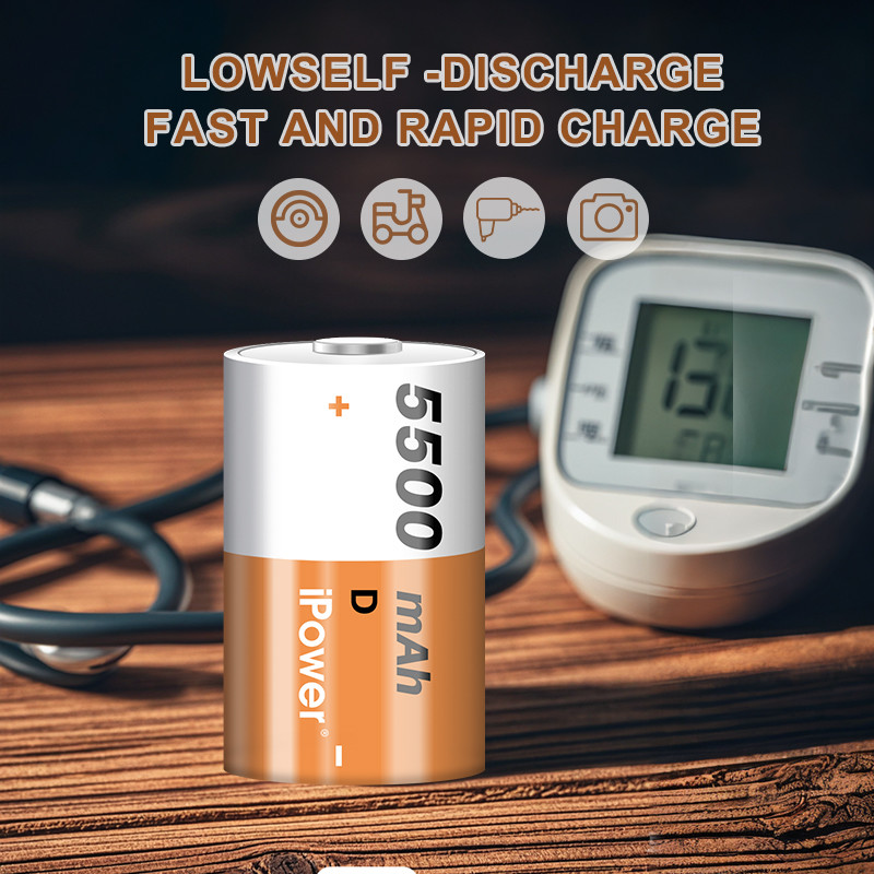 5500mAh 1.2V Перезаряжаемая батарея NiMH аккумуляторные батареи