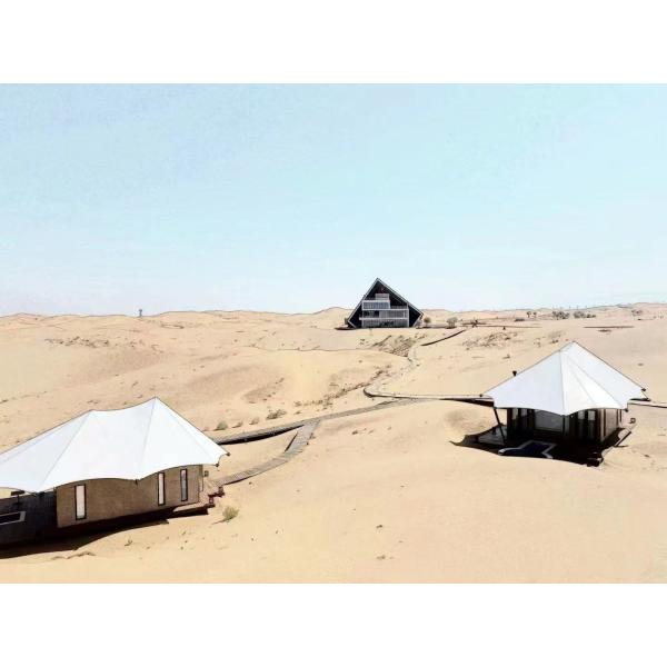 PVDF Waterproof Membrane Structured Tent For Hotel Tent And Family Resort