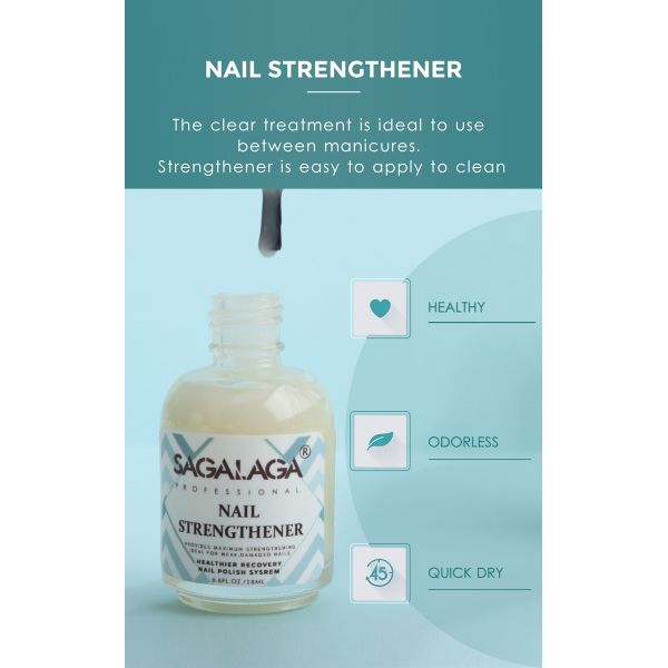 Polisseur d'ongles à séchage à l'air organique Renforceur d'ongles infusé de vitamine E Durcisseur avec certificat GMP