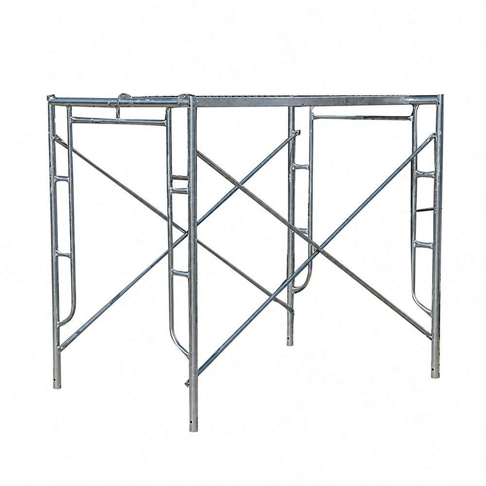 Quick Assembly H Frame Scaffold with Non-slip Surface and 250kg Load Capacity Mason Scaffold Set
