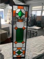 Insertores de vidrio de puertas de colores para puertas y trasteros de luces de campo