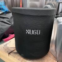 100-500 kg SiC Graphite Crucibles for Metal Induction Melting Designed for High Temperature Melting and Casting Applications