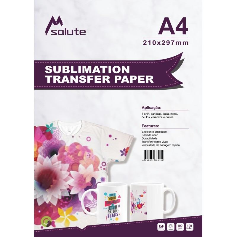 Digital Printing Sublimation Heat Transfer Paper 35g - 100g With Matte Smooth Surface