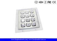 Soporte retroiluminado del panel de las llaves de los SS del teclado numérico 12 del metal de la matriz 3×4