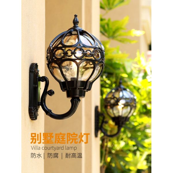 Outdoor waterproof wall lamp retro outdoor indoor villa garden garden lamp(WH-HR-78)