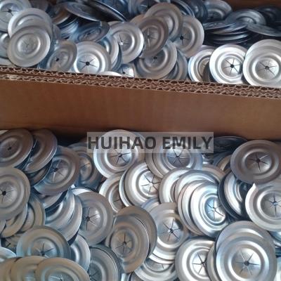 Laveuse à verrouillage automatique de type rond pour fixer des broches de suspension isolantes