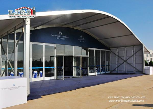 1000 People Party Tent Outdoor Event Tent With Glass Wall  20x50m Aluminum Tent