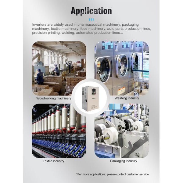 Three Phase Frequency Inverter 50HZ/60HZ 15KW VFD For AC Motor
