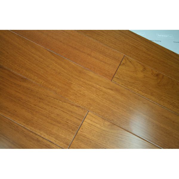Natural E0 TEAK Solid Wood Flooring  with 1155 psi Janka Hardness