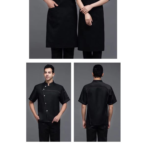 Fashion Restaurant Kichen Cooking Clothes Chefs Works Jacket Clothing Uniform Designs For Men And Women