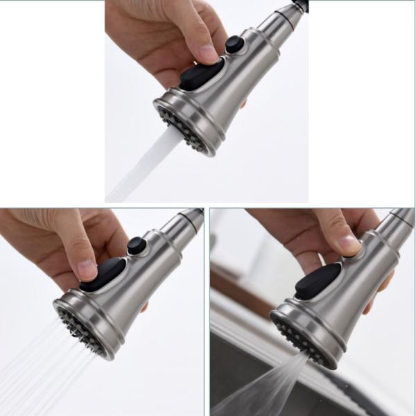 PEX Hose Deck Mounted Kitchen Taps OEM Pull Out Spray Kitchen Faucet