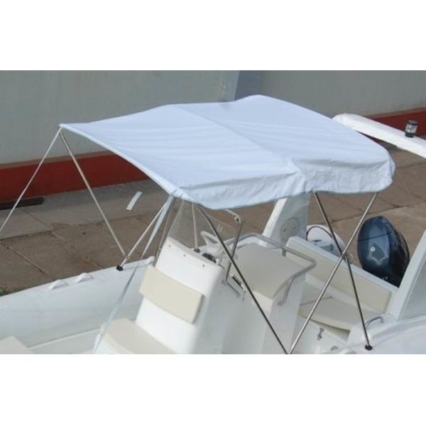 316 SS Frame Sailboat Bimini Top , Pontoon Boat Bimini Top For Family Traveling