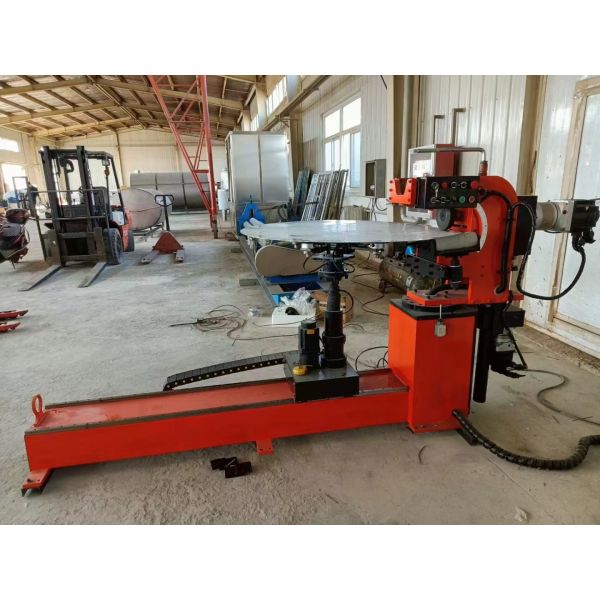 Water Or Oil Tank Cover Spinning / Forming Machine 6mm 50mm