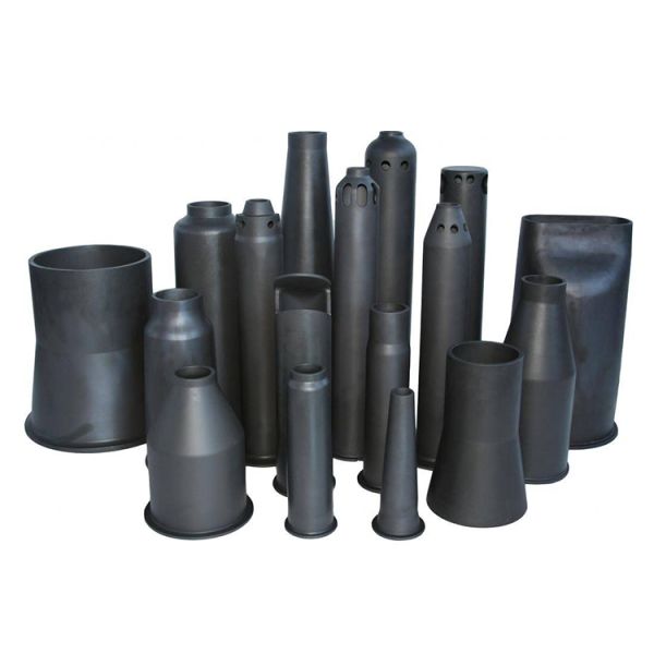 Refractory SIC Ceramic Desulfurization Nozzle Silicon Carbide Ceramic Spiral Tubes Si3N4 Silicon Nitride Spraying Gas Nozzle