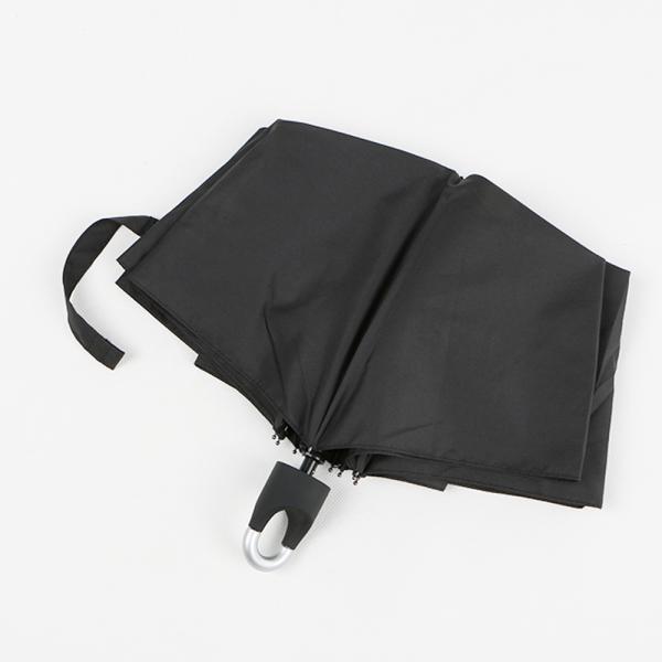 High End Black Compact Pocket Umbrella , Wind Resistant Small Travel Umbrella