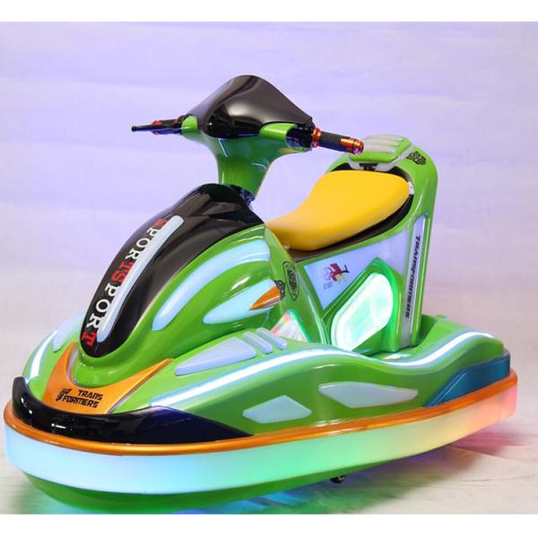Colorful Plastic Parent Kids Arcade Machine Exciting Moto Ride Boat Bumping Portable