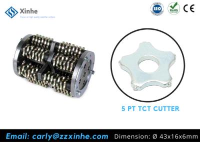5 Point Carbide Flail Cutter Kit Concrete Floor Planers Parts For Bartell SP8 Scarifiers Machines