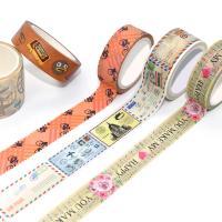 L'amusement imprimé par bande de emballage décoratif fait sur commande DIY ouvre la bande de masquage de Washi