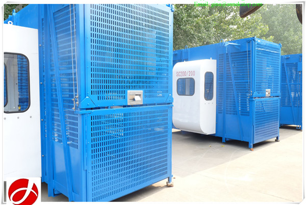 2t load construction hoist SC200 lifter for building