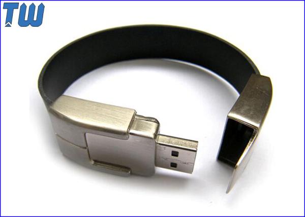 Bulk Noble 32GB Thumb Drives Memory Bracelet Leather Material