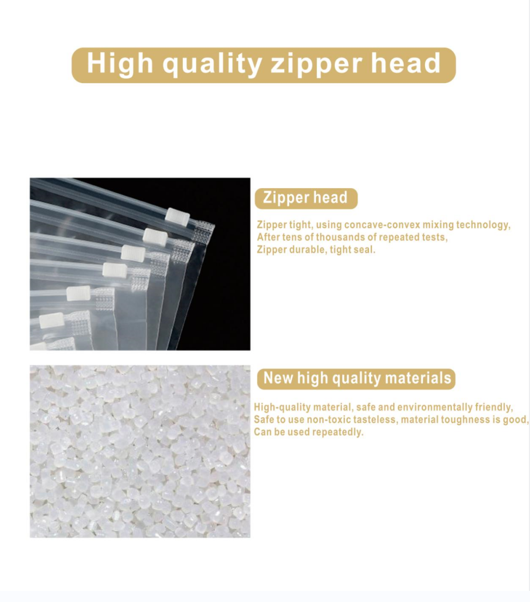 LDPE CPE/EVA/PVC Экологически чистый Zip Lock Одежда Пластиковый Zipper Bag с вентиляционной дырой