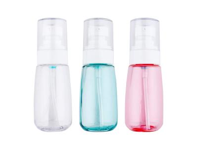 Blue Pink Cosmetic Plastic Bottles Customized Capacity And Colors
