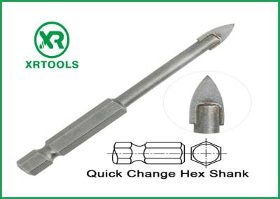 Quick Change Metric Masonry Drill Bits For Glass / Ceramic / Porcelain