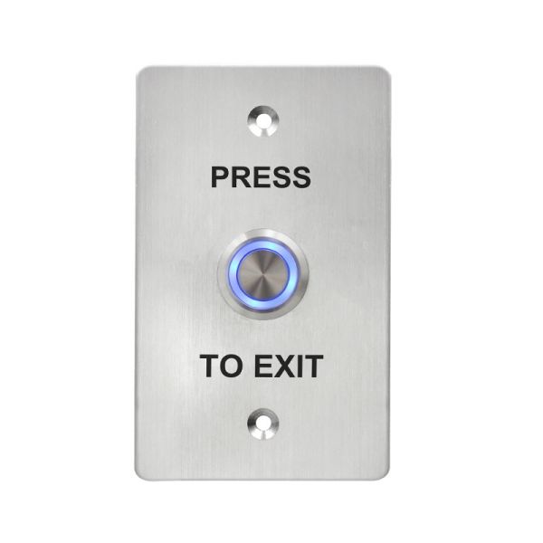 Stainless Steel Door Release Push to Exit Button with LED Indication