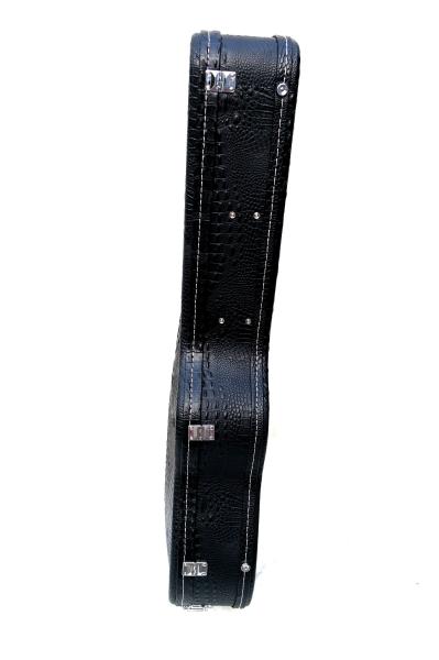 Wood Material Solid Guitar Case , Jazz Bass Polyfoam Acoustic Guitar Case