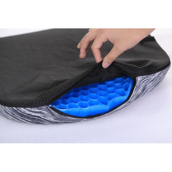 Pressure Sore Relief Car Seat Support Cushion , Customized Soft Gel Cushion