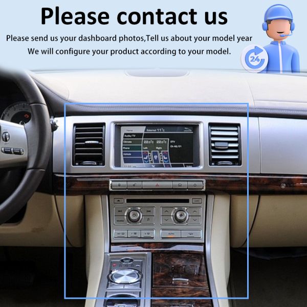 Держите первоначальный автомобиль действует блок андроида главный для ягуара XJ 2007-2014 с CarPlay