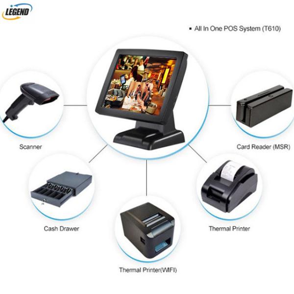 WIFI Interface Pos Computer System 1024 * 768 Resolution Win7 Test Version OS