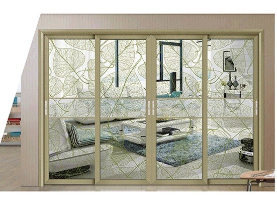 Reception Room Digital Printing On Tempered Glass Personalized Customization