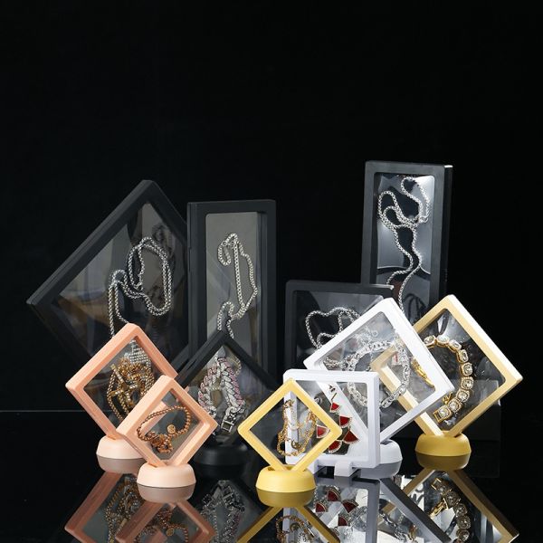Customized Size Anti-oxidation Ornaments Display Box PE Transparent Film Jewelry Display Box