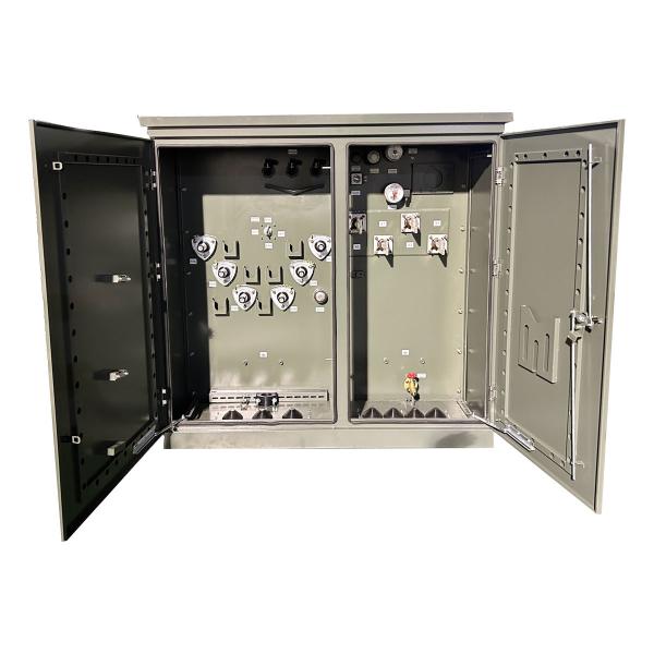 1000kva Transformateur à trois phases monté sur un tampon Pas à pas vers le bas 12470v à 480y/277