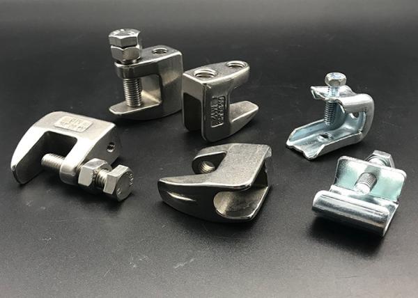 Electrical Zinc M8 M10 M12 Custom Size Unistrut Beam Clamps