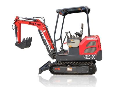 ET20 small digger for drainage trench pool excavation mini excavator 1.7tons