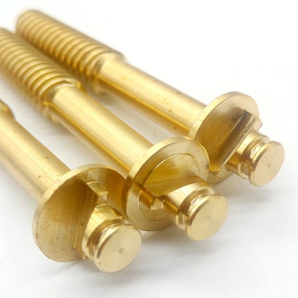 Gold Colored CNC Machining Services Head Bolts For Motorcycle Car Conversions M8 Bolts